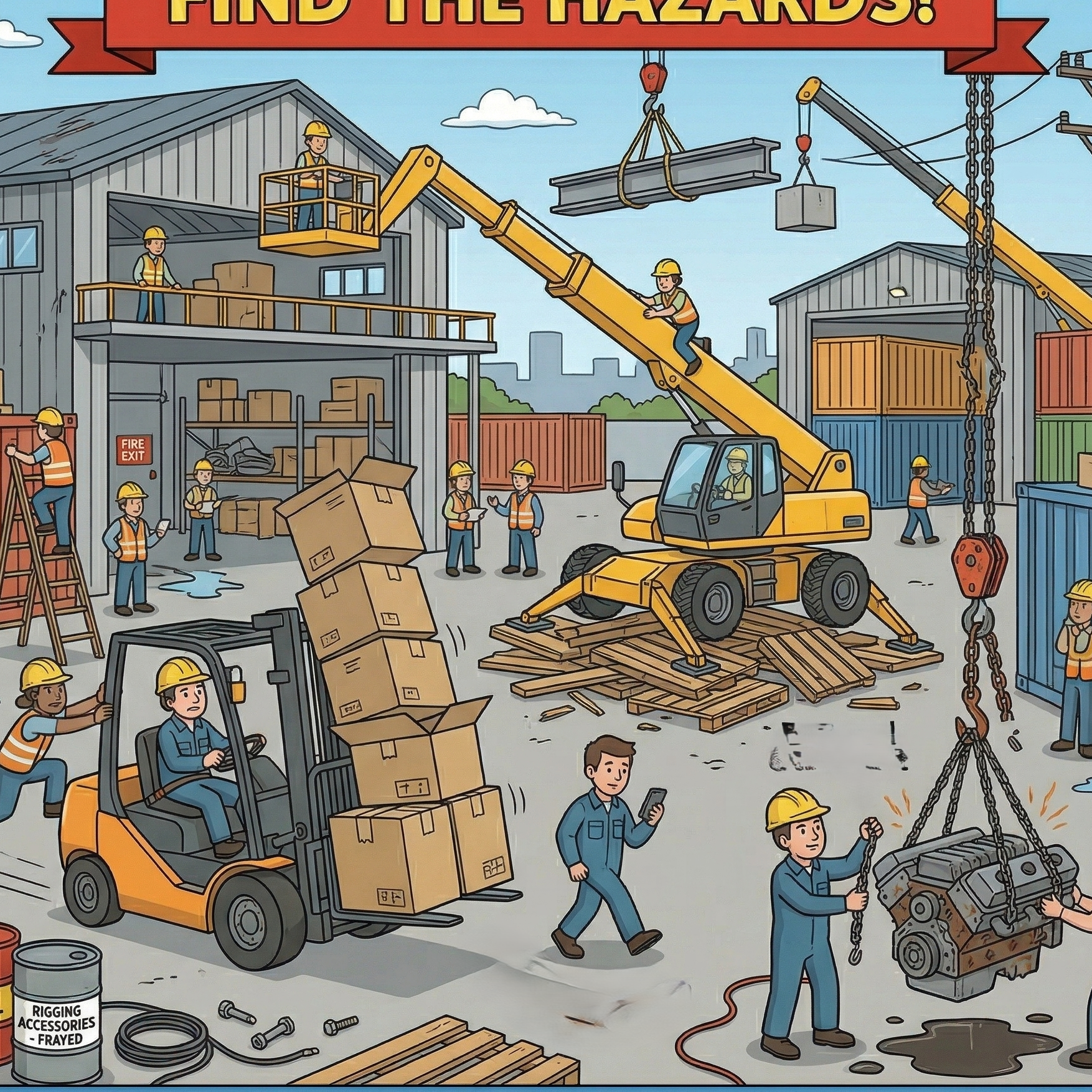 Construction site scene
