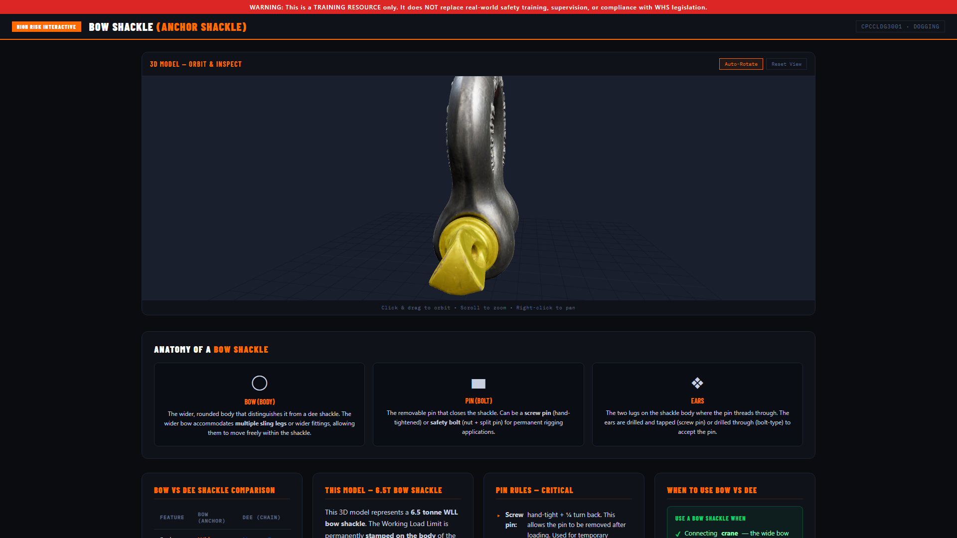 Bow Shackle