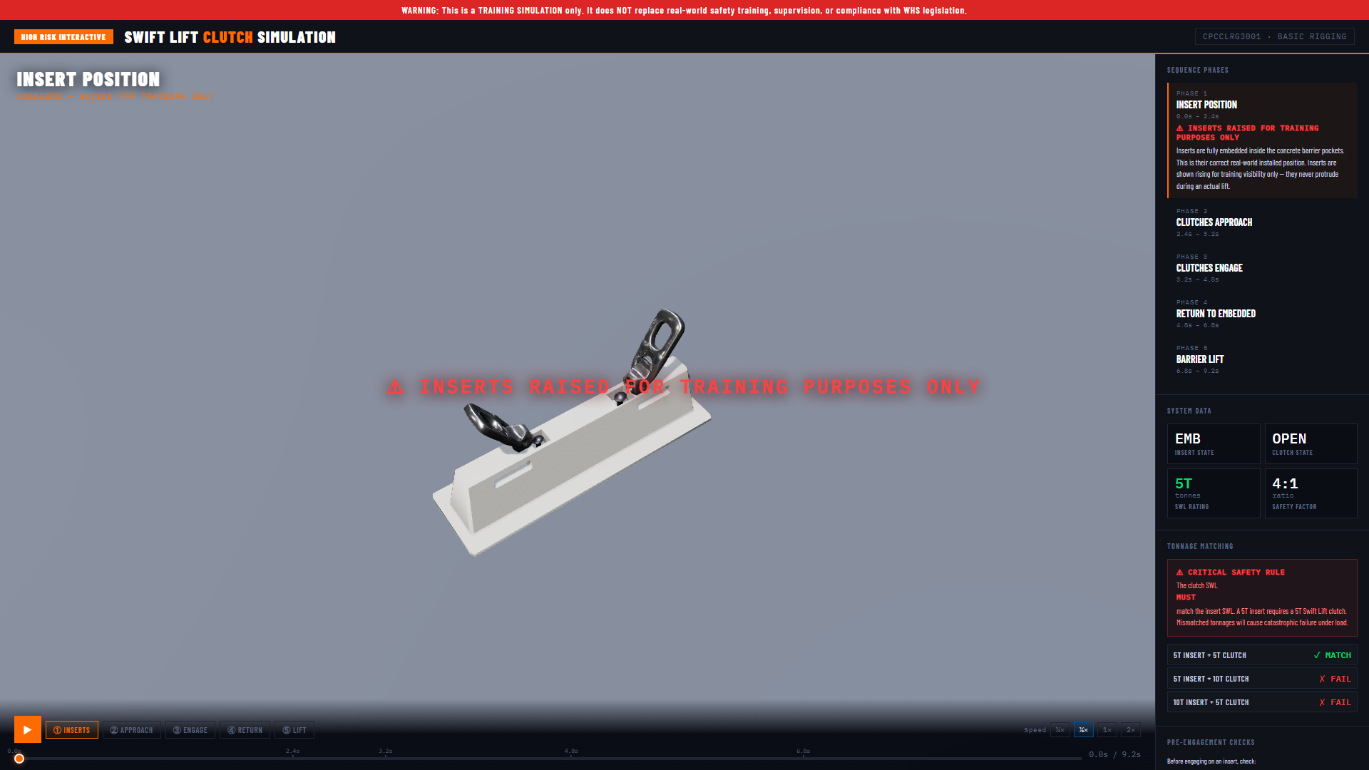 Swift Lift Clutch Sim