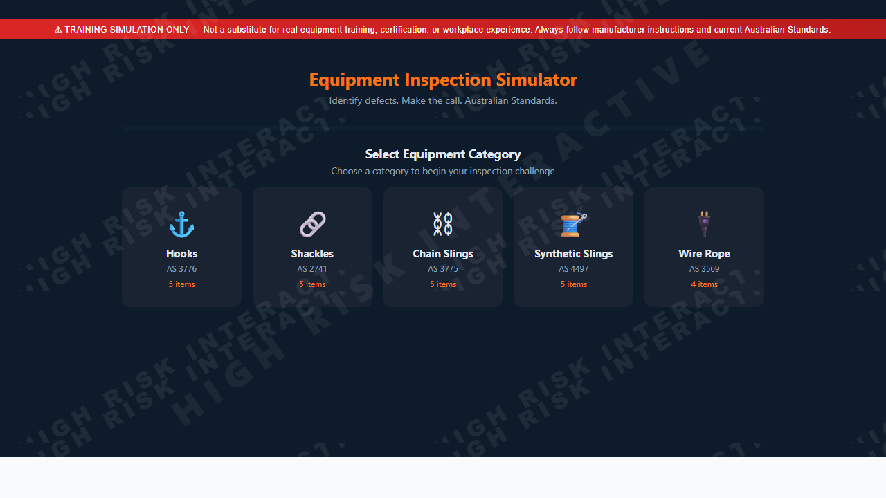 Equipment Inspection