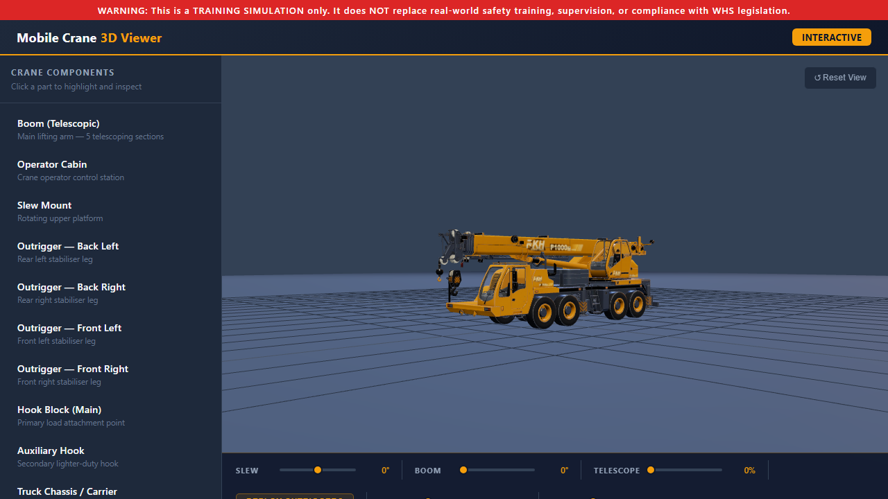 Mobile Crane 3D